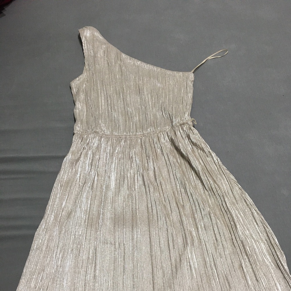Express Metallic Gold Dress S/P